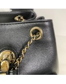 CHANEL Mini Duma Backpack in Black Lambskin – GHW (Microchip – Year 2024)
