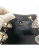 CHANEL Mini Duma Backpack in Black Lambskin – GHW (Microchip – Year 2024)
