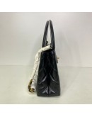 CHANEL Mini Kelly Shopper Tote in Black Shiny Calfskin – GHW (Microchip)