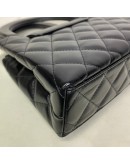 CHANEL Mini Kelly Shopper Tote in Black Shiny Calfskin – GHW (Microchip)