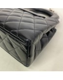 CHANEL Mini Kelly Shopper Tote in Black Shiny Calfskin – GHW (Microchip)