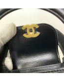 CHANEL Mini Kelly Shopper Tote in Black Shiny Calfskin – GHW (Microchip)