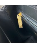 CHANEL Mini Kelly Shopper Tote in Black Shiny Calfskin – GHW (Microchip)