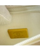 CHANEL Mini Kelly Shopper Tote in White Shiny Calfskin – GHW (Microchip)