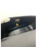 CHANEL 24C Mini Classic Flap with Top Handle in Black Goatskin – GHW (Microchip)