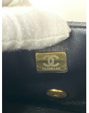 CHANEL 24C Mini Classic Flap with Top Handle in Black Goatskin – GHW (Microchip)