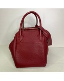 HERMES Lindy 30 Shoulder Bag in Rubis Taurillon Clemence Leather – PHW (Stamp Q Square – Year 2013)