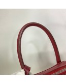HERMES Lindy 30 Shoulder Bag in Rubis Taurillon Clemence Leather – PHW (Stamp Q Square – Year 2013)