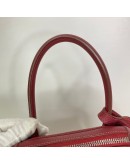 HERMES Lindy 30 Shoulder Bag in Rubis Taurillon Clemence Leather – PHW (Stamp Q Square – Year 2013)