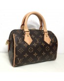 LOUIS VUITTON Monogram Speedy Bandouliere 20 Handbag with Fuchsia Shoulder Strap – GHW (Microchip)