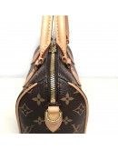 LOUIS VUITTON Monogram Speedy Bandouliere 20 Handbag with Fuchsia Shoulder Strap – GHW (Microchip)