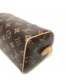 LOUIS VUITTON Monogram Speedy Bandouliere 20 Handbag with Fuchsia Shoulder Strap – GHW (Microchip)