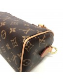 LOUIS VUITTON Monogram Speedy Bandouliere 20 Handbag with Fuchsia Shoulder Strap – GHW (Microchip)