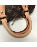 LOUIS VUITTON Monogram Speedy Bandouliere 20 Handbag with Fuchsia Shoulder Strap – GHW (Microchip)