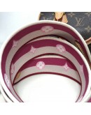 LOUIS VUITTON Monogram Speedy Bandouliere 20 Handbag with Fuchsia Shoulder Strap – GHW (Microchip)