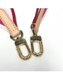 LOUIS VUITTON Monogram Speedy Bandouliere 20 Handbag with Fuchsia Shoulder Strap – GHW (Microchip)