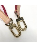 LOUIS VUITTON Monogram Speedy Bandouliere 20 Handbag with Fuchsia Shoulder Strap – GHW (Microchip)