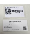 LOUIS VUITTON Monogram Speedy Bandouliere 20 Handbag with Fuchsia Shoulder Strap – GHW (Microchip)