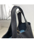 HERMES Picotin Lock 18 Taurillon Handbag in Caban – GHW (Stamp U – Year 2022)