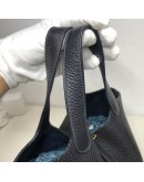 HERMES Picotin Lock 18 Taurillon Handbag in Caban – GHW (Stamp U – Year 2022)