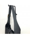 YVES SAINT LAURENT LE 5 A 7 Supple Small Hobo Bag in Black Grained Caflskin – GHW (Year 2023)