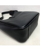 YVES SAINT LAURENT LE 5 A 7 Supple Small Hobo Bag in Black Grained Caflskin – GHW (Year 2023)