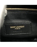 YVES SAINT LAURENT LE 5 A 7 Supple Small Hobo Bag in Black Grained Caflskin – GHW (Year 2023)