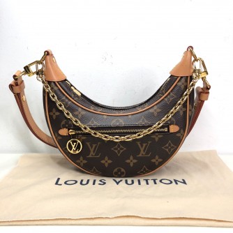 LOUIS VUITTON Monogram Loop Bag with Chain & Shoulder Strap – GHW (Microchip)