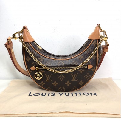 LOUIS VUITTON Monogram Loop Bag with Chain & Shoulder Strap – GHW (Microchip)