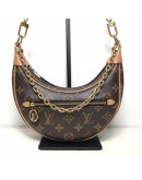 LOUIS VUITTON Monogram Loop Bag with Chain & Shoulder Strap – GHW (Microchip)