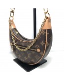 LOUIS VUITTON Monogram Loop Bag with Chain & Shoulder Strap – GHW (Microchip)