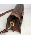 LOUIS VUITTON Mini Dauphine in Monogram & Reverse Monogram with Shoulder Strap – GHW (Microchip)