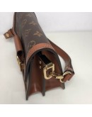 LOUIS VUITTON Mini Dauphine in Monogram & Reverse Monogram with Shoulder Strap – GHW (Microchip)
