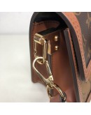 LOUIS VUITTON Mini Dauphine in Monogram & Reverse Monogram with Shoulder Strap – GHW (Microchip)
