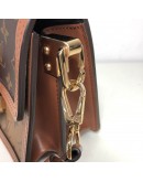 LOUIS VUITTON Mini Dauphine in Monogram & Reverse Monogram with Shoulder Strap – GHW (Microchip)