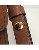 LOUIS VUITTON Mini Dauphine in Monogram & Reverse Monogram with Shoulder Strap – GHW (Microchip)