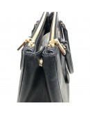 PRADA BN1801 Medium Galleria Tote with Shoulder Strap in Black Saffiano Lux Leather – GHW (Year 2013)
