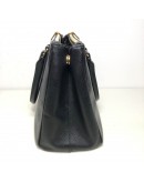 PRADA BN1801 Medium Galleria Tote with Shoulder Strap in Black Saffiano Lux Leather – GHW (Year 2013)