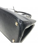 PRADA BN1801 Medium Galleria Tote with Shoulder Strap in Black Saffiano Lux Leather – GHW (Year 2013)