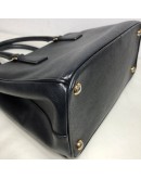 PRADA BN1801 Medium Galleria Tote with Shoulder Strap in Black Saffiano Lux Leather – GHW (Year 2013)