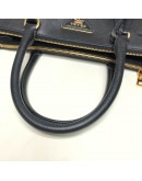 PRADA BN1801 Medium Galleria Tote with Shoulder Strap in Black Saffiano Lux Leather – GHW (Year 2013)