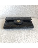 CHANEL Classic Card Holder in Black Caviar Leather – GHW (New Hologram)