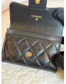 CHANEL Classic Card Holder in Black Caviar Leather – GHW (New Hologram)