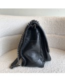 YVES SAINT LAURENT Niki Medium Chain Bag in Black Vintage Calf Leather – RHW (New Model with D-Ring - Year 2023)