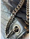 YVES SAINT LAURENT Niki Medium Chain Bag in Black Vintage Calf Leather – RHW (New Model with D-Ring - Year 2023)