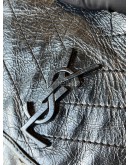 YVES SAINT LAURENT Niki Medium Chain Bag in Black Vintage Calf Leather – RHW (New Model with D-Ring - Year 2023)