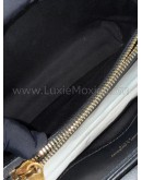 YVES SAINT LAURENT Niki Medium Chain Bag in Black Vintage Calf Leather – RHW (New Model with D-Ring - Year 2023)