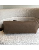 HERMES Herbag PM 31 Brown Canvas with Dark Brown Calfskin Leather & PHW – Shoulder Bag Type (Stamp Y - Year 2020)