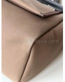 HERMES Herbag PM 31 Brown Canvas with Dark Brown Calfskin Leather & PHW – Shoulder Bag Type (Stamp Y - Year 2020)