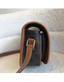 CELINE Medium Folco Crossbody Bag in Triomphe Canvas & Calfskin – GHW